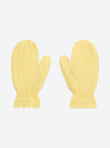 Cable knit mittens