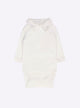 Baby pointed collar crossover bodysuit