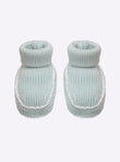Chaussons bébé à finitions crochet