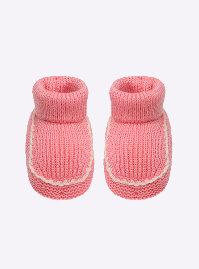 chaussons bébé à finitions crochet - Image principale