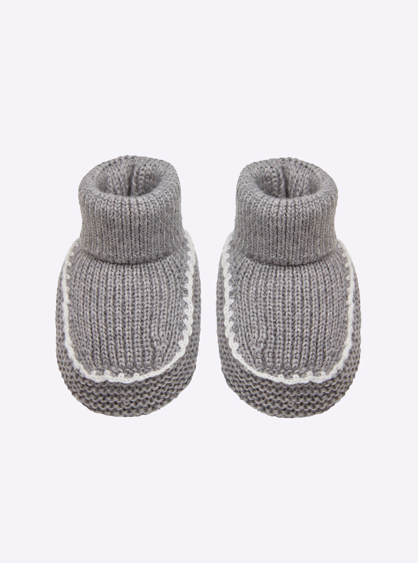 Chaussons à finitions crochet - Vêtement en maille de luxe Molli