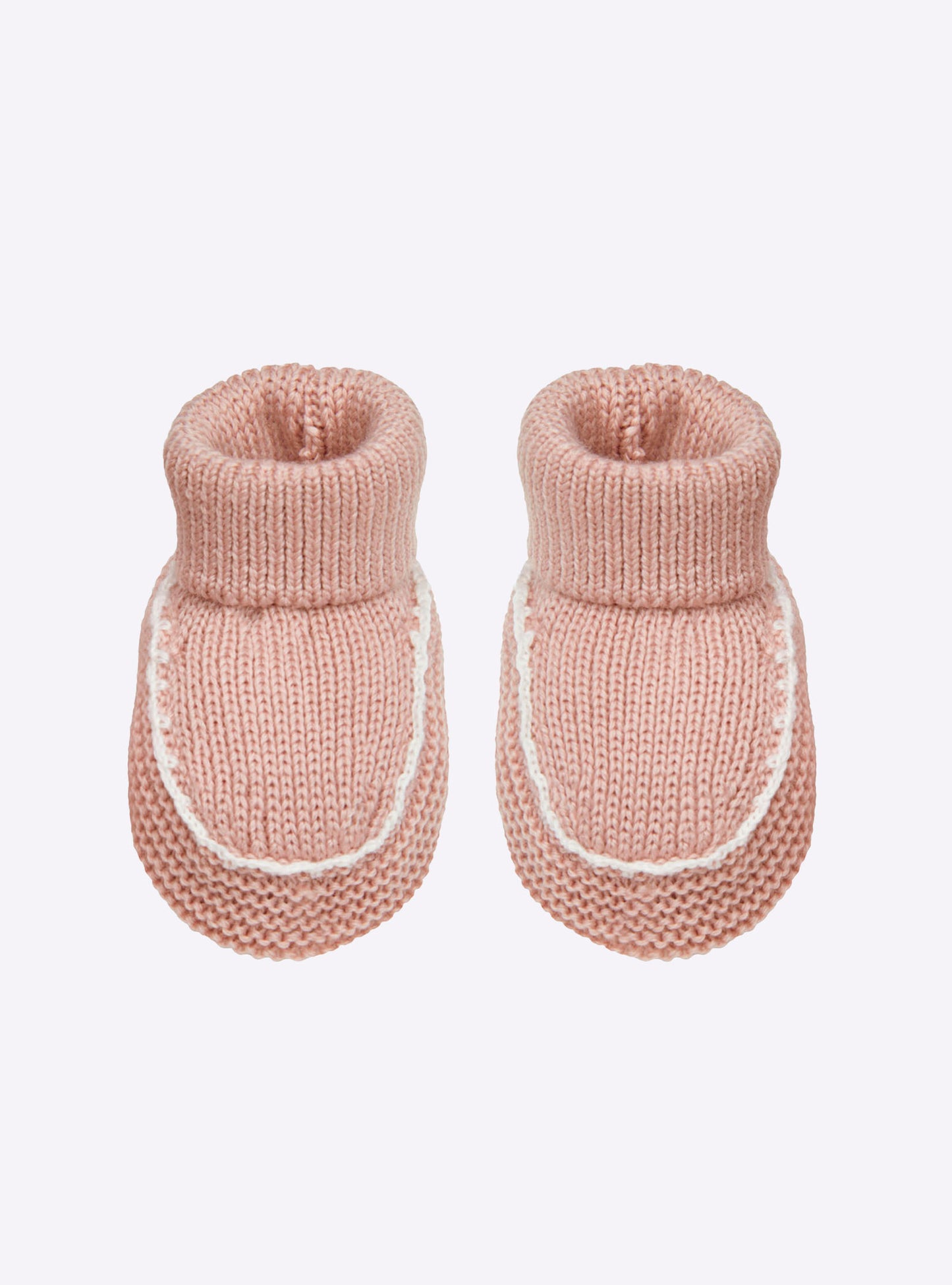 Chaussons à finitions crochet - Vêtement en maille de luxe Molli
