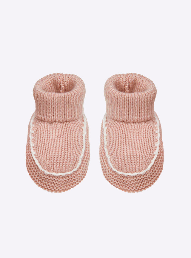 chaussons bébé à finitions crochet - Image principale