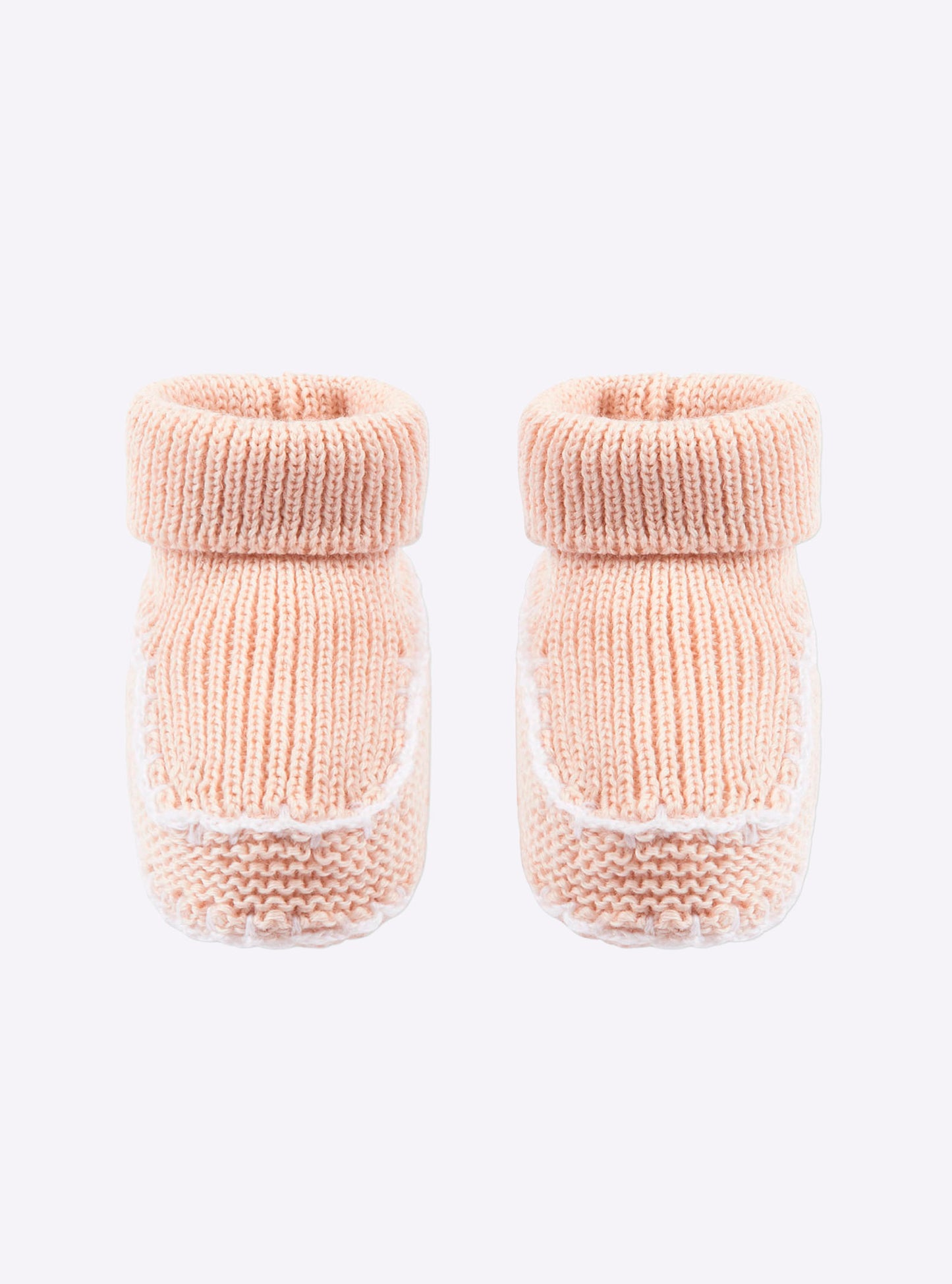 Chaussons à finitions crochet - Vêtement en maille de luxe Molli