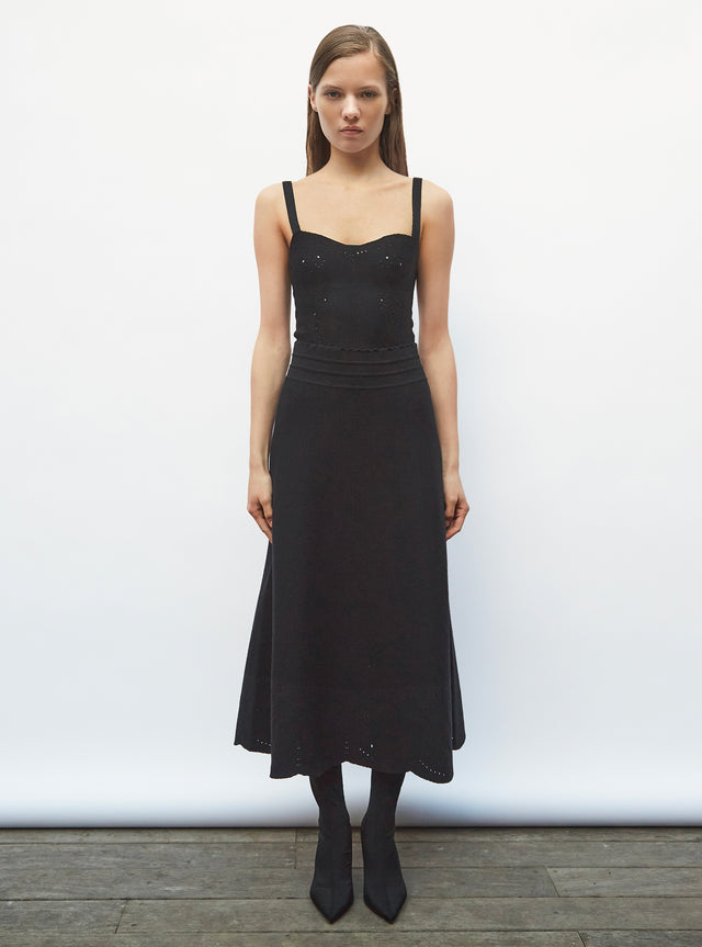 eyelet-embroidery bra - Image principale