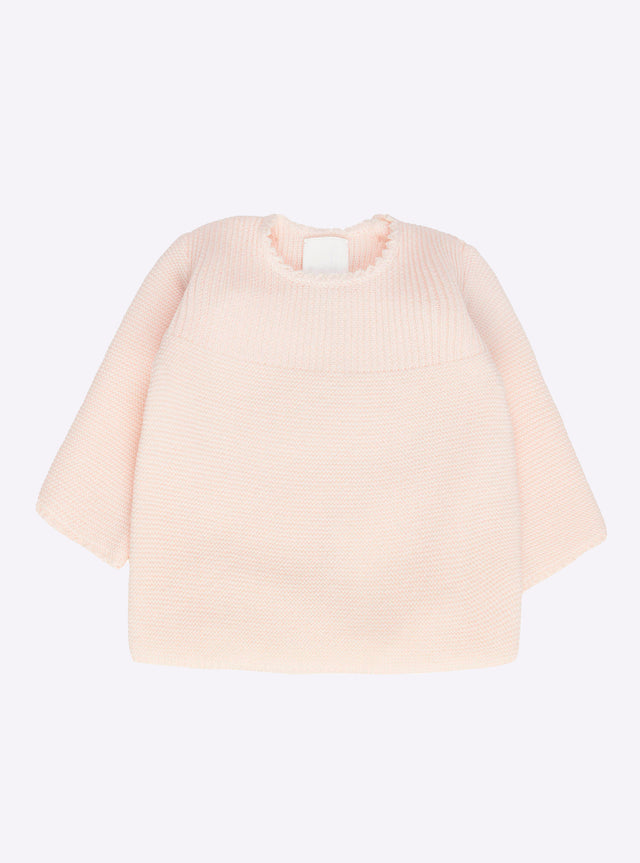 baby ribbed and picot bralette - Image principale
