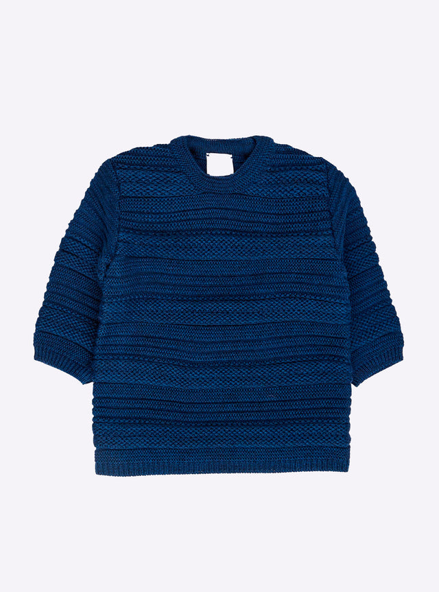 baby top with tone-on-tone stripes - Image principale