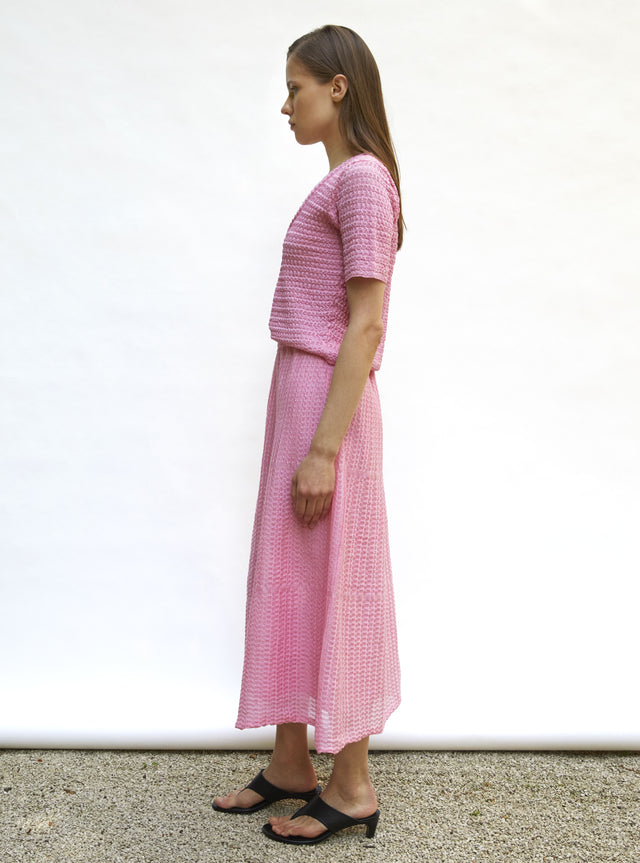 lightweight organza knit skirt - Image principale