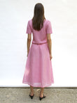 lightweight organza knit skirt