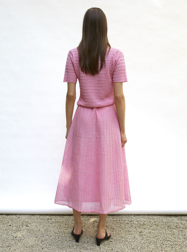 lightweight organza knit skirt - Image principale