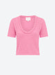 Organza knit top