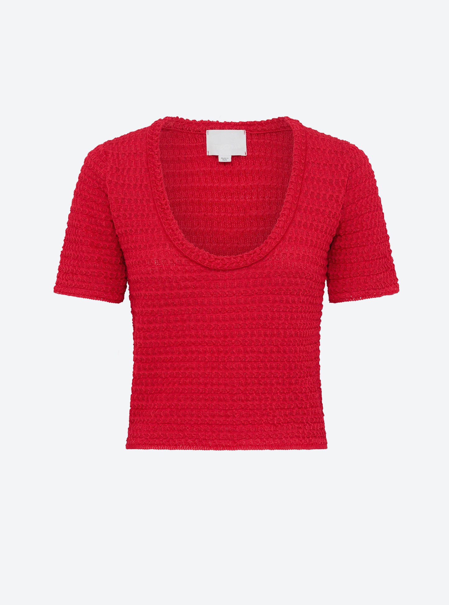 Top maille organza Cerise - Vêtement de luxe femme