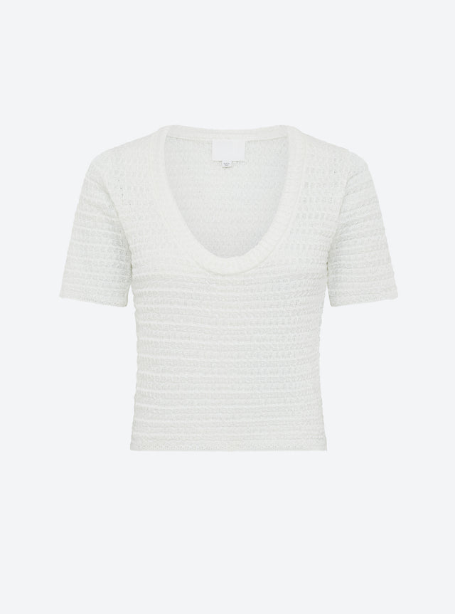 organza knit top - Image principale