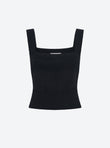 Top with wide ribbed straps