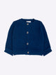 Baby cardigan with a round neckline