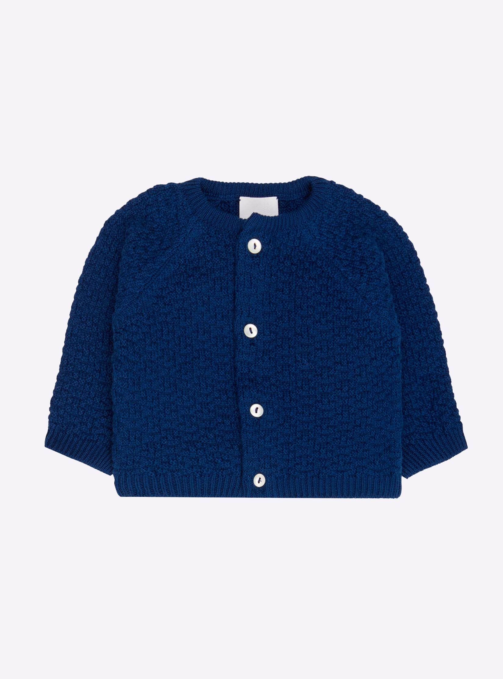 Cardigan en maille damier  - Vêtement en maille de luxe Molli