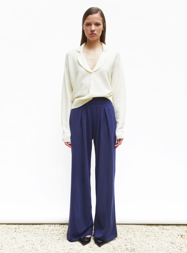 lightweight fluid knit pants - Image principale