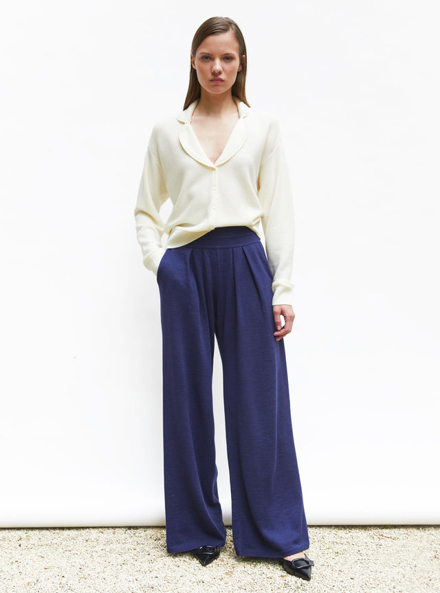 lightweight fluid knit pants - Image principale