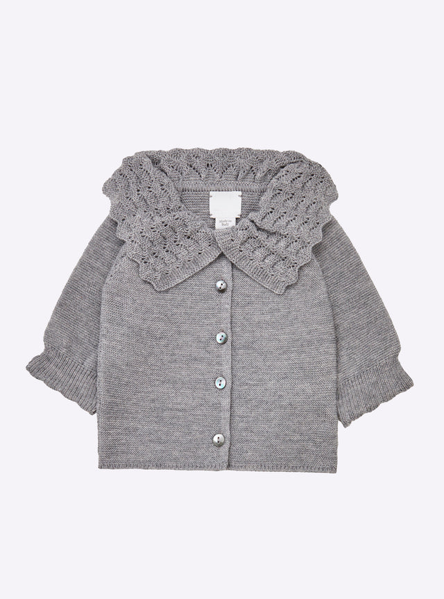 baby top with lace collar - Image principale