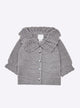 Baby top with lace collar
