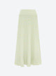 fluid skirt in an origami knit