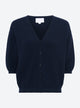 v-neck cardigan in a puffy knit