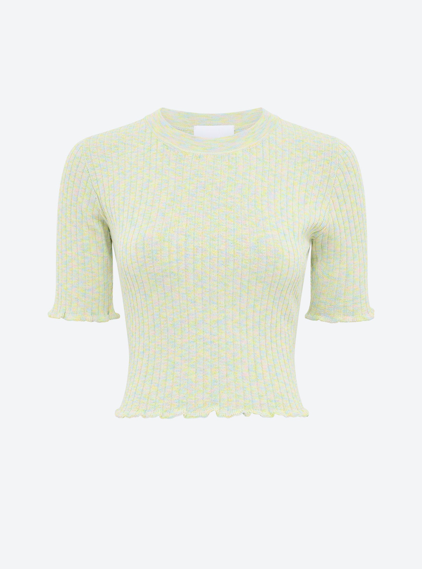 Top en maille de luxe Molli - Top maille cotes plates Irisé