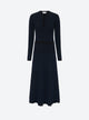 Fluid wicker-knit dress