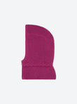 Zippered rib-knit balaclava