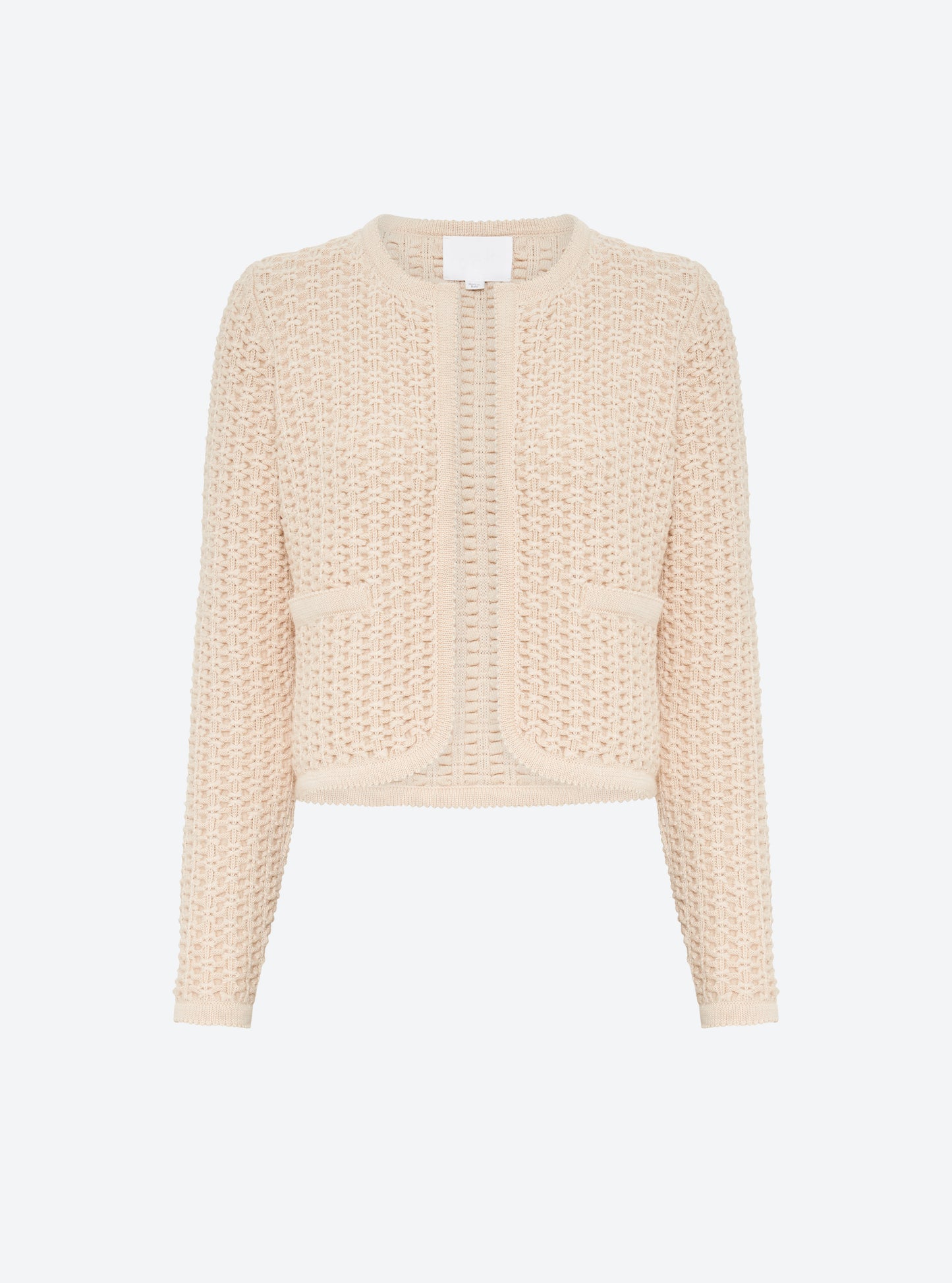 Tops de luxe femme - Veste courte maille tweedée Dune