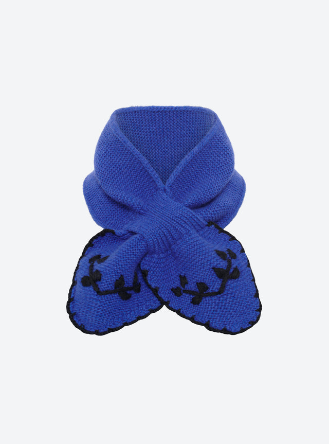 Hand-embroidered neck scarf - Image principale
