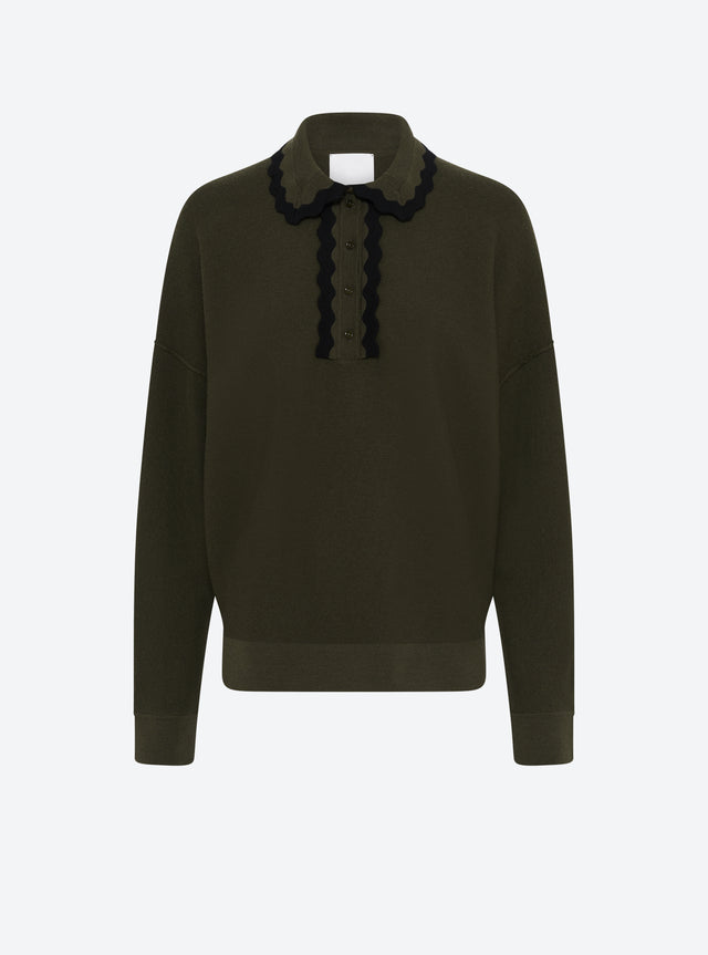 chemise maille col croquet - Image principale