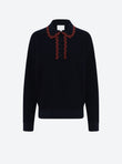 chemise maille col croquet