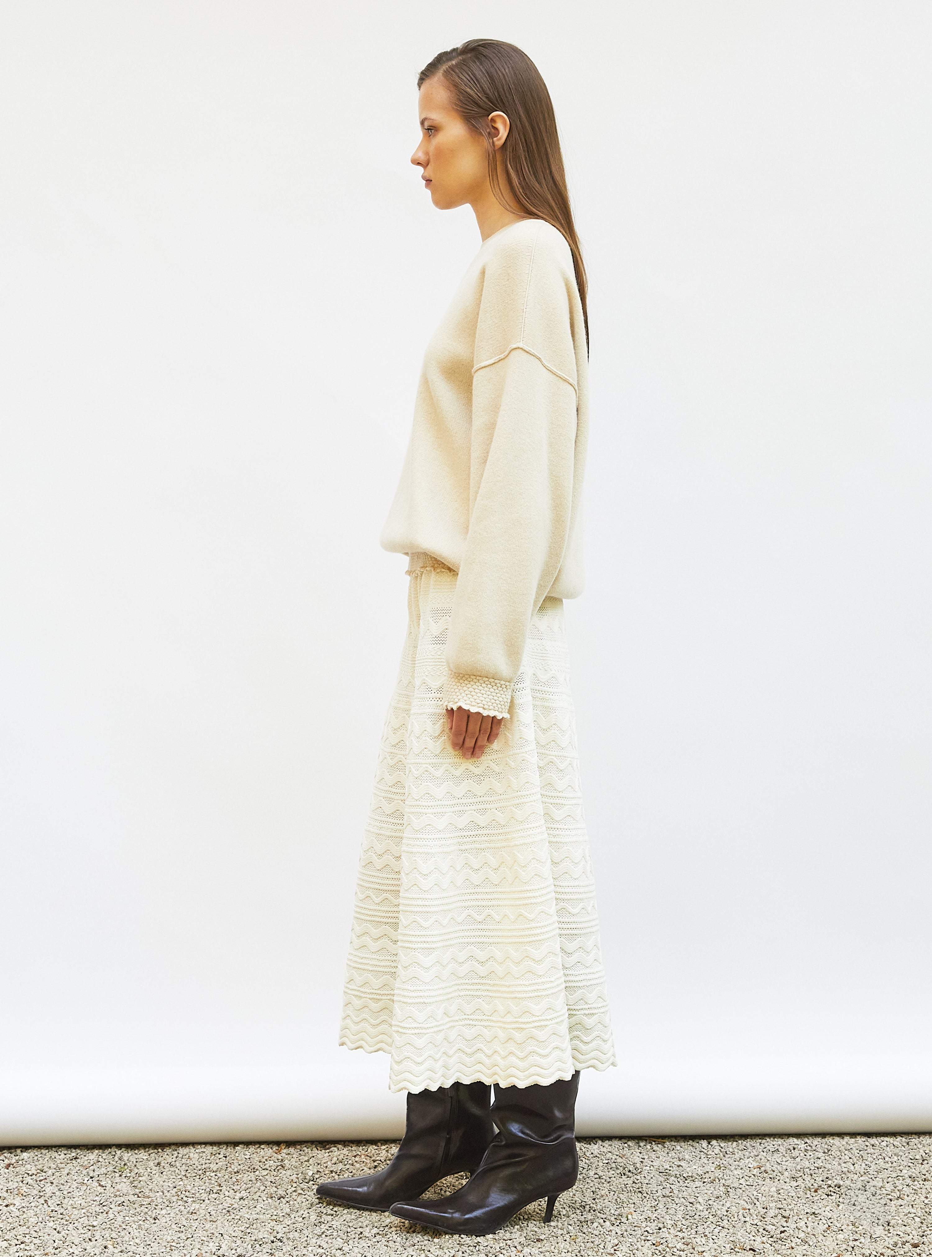 Sweat loose finitions  dune - Sweat de luxe