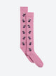 Chaussettes jacquard fleurs