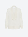 Knit jacket with mini rick rack trim