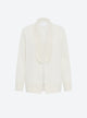 Knit jacket with mini rick rack trim