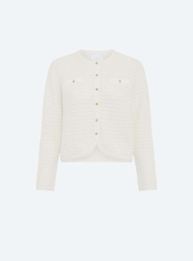 veste maille gaufrée - Image principale