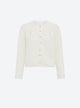 Slim jacket in couture knit