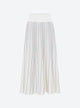 Long jewel-knit skirt
