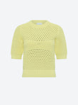 Quilted knit top