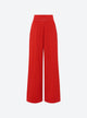 Wide pants in a couture knit