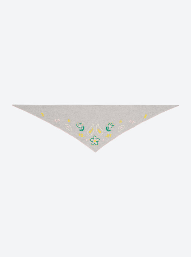 Grand bandana brodé maille - Image principale