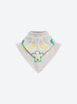 Grand bandana brodé maille