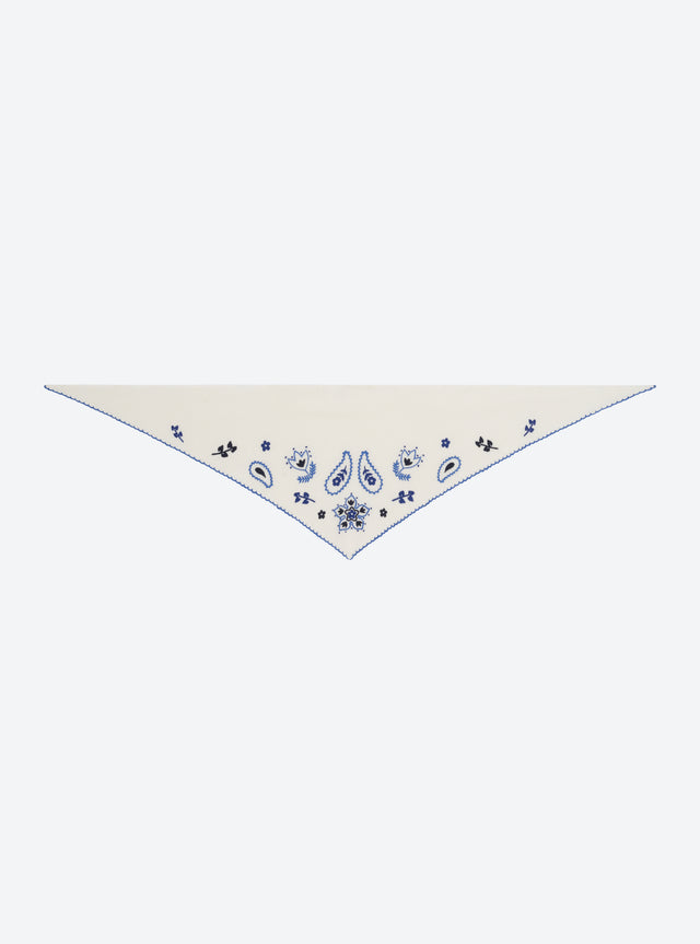 Grand bandana brodé maille - Image principale