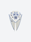 Grand bandana brodé maille
