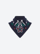 Grand bandana brodé maille