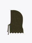 Beaded-knit balaclava
