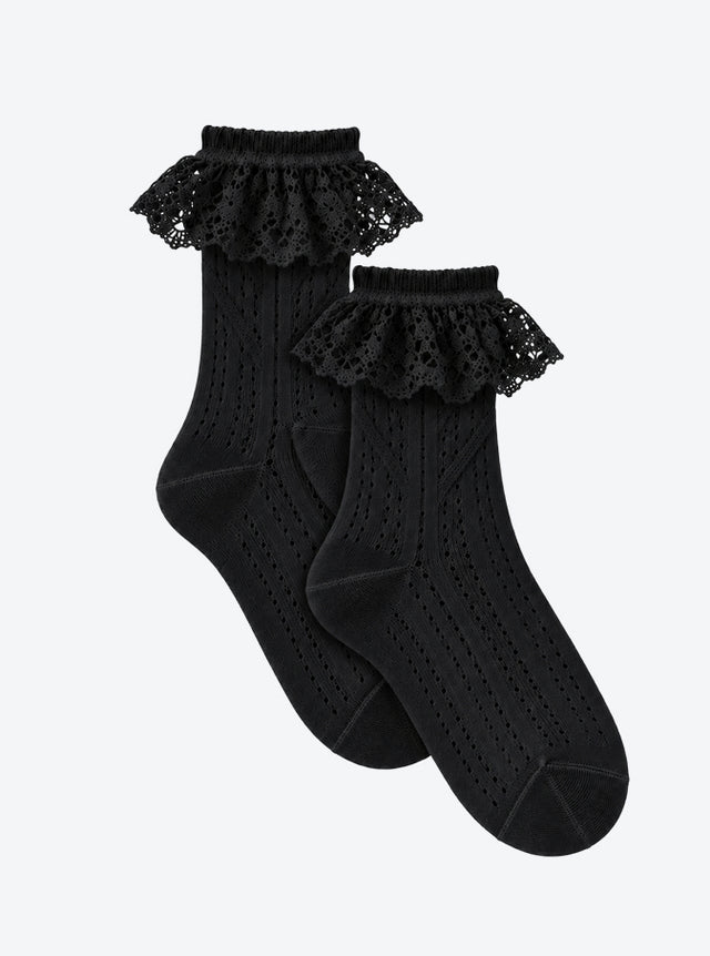 Chaussettes ajourées à volants - Image principale