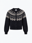 Cardigan jacquard fair isle
